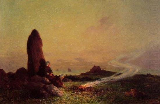 unknow artist The Standing Stone china oil painting image